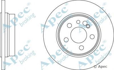 APEC BRAKING dsk628 -  Тормозной диск
